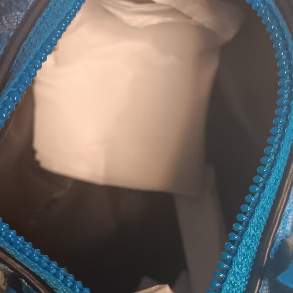 NWT Michael Kors Micro Duffle Keyfob, Perfect Sky - Picture 7 of 7